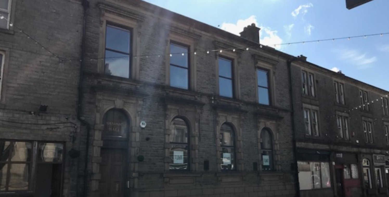 The property comprises two storey refurbished office accommodation and large hall with a dry basement suitable for storage. The total square footage of the building is 4,047 sq.ft....