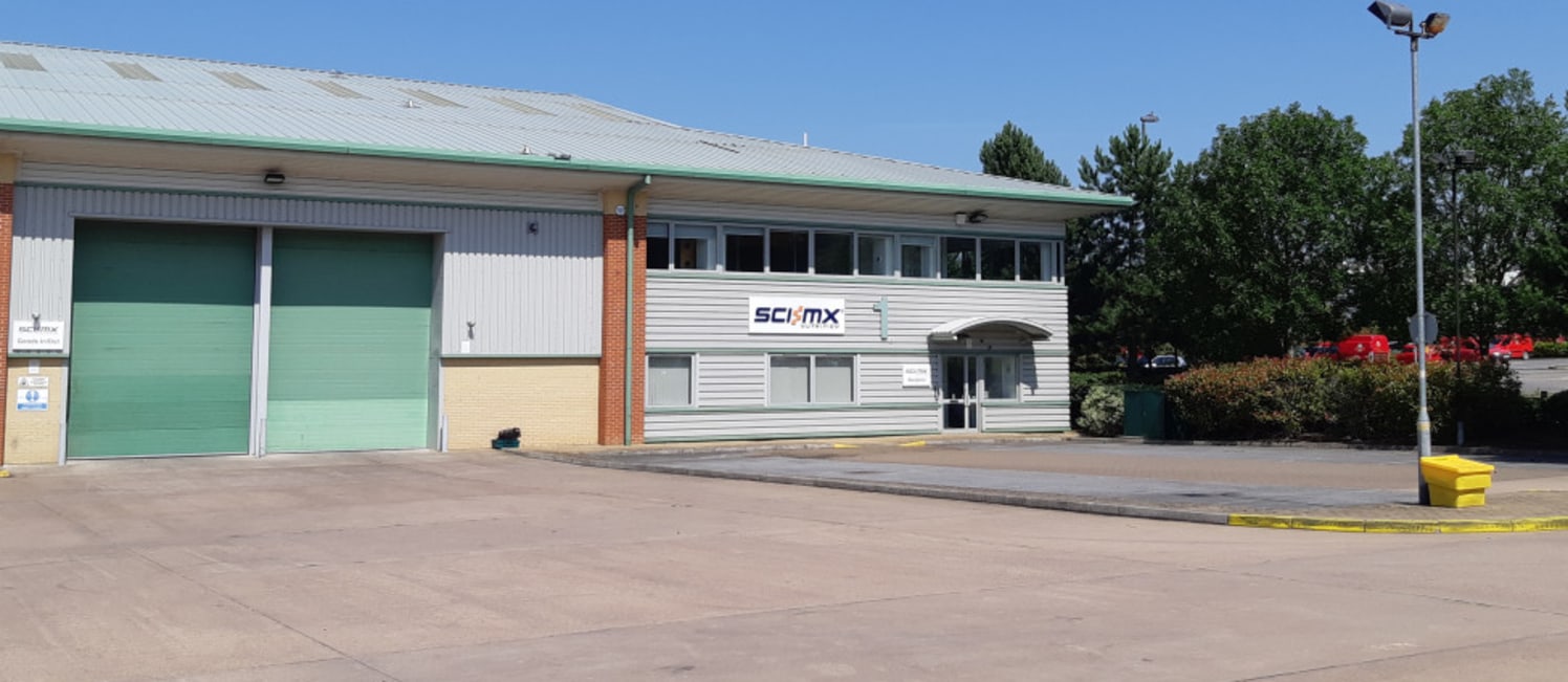 Two adjoining warehouse units built to a high specification and constructed on steel frames with profile clad elevations incorporating feature brickwork. The buildings have internal haunch heights of approx. 6.7m....