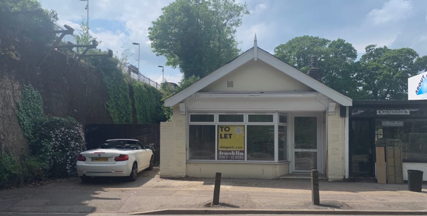 Premises and yard to let opposite Esher Train Station