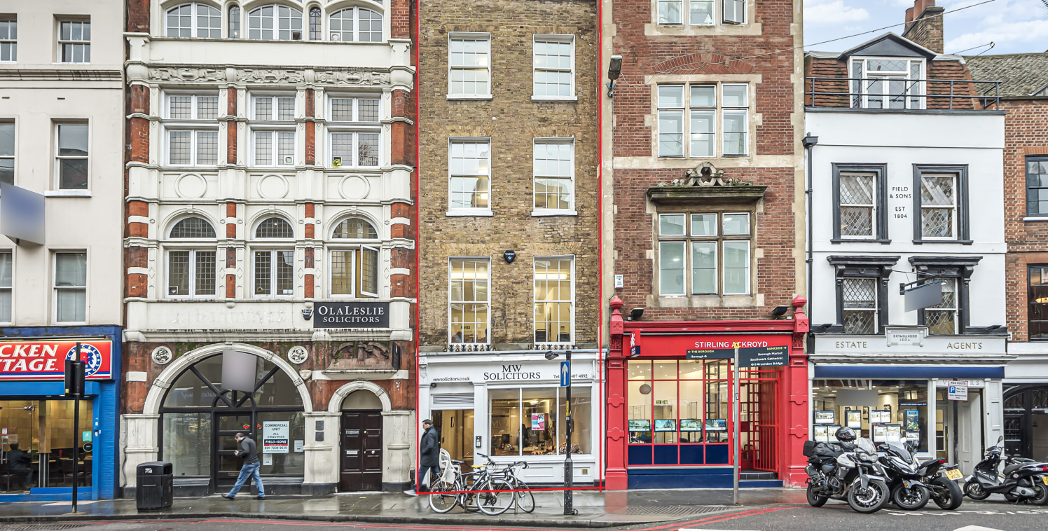58 Borough High Street is an attractive Grade 2 listed office building set over the basement, ground and three upper floors.<br><br>The building will be available vacant possession.