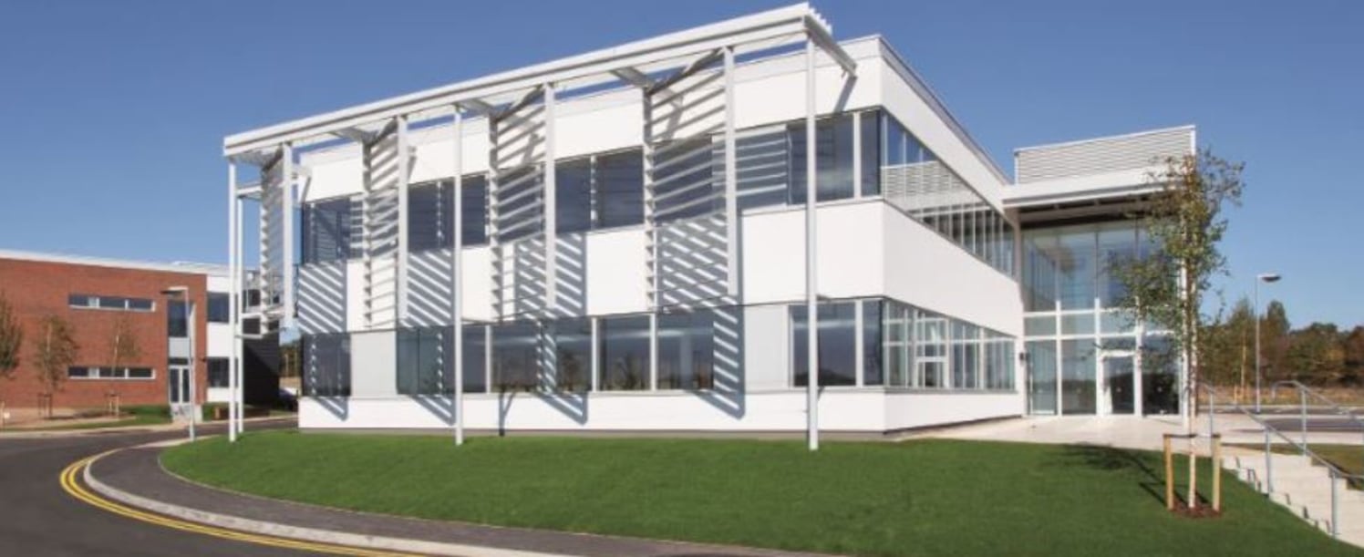 This building was constructed in 2012 to provide a detached two-storey self-contained office building to a high specification with air conditioning. It sits on a site of 0.75 acres comprises a little over 10,300 sq ft of built accommodation with appr...