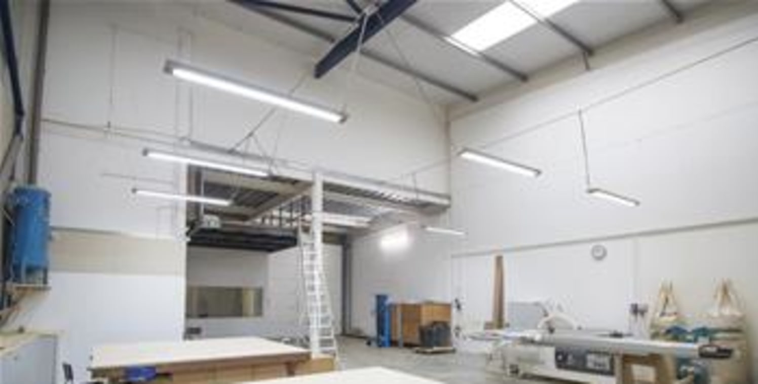 A modern end of terrace portal framed warehouse/industrial unit which benefits form a clear eaves height of 6m, a full height electric loading door with a dedicated loading bay and parking. Contemporary office accommodation is arranged over the first...