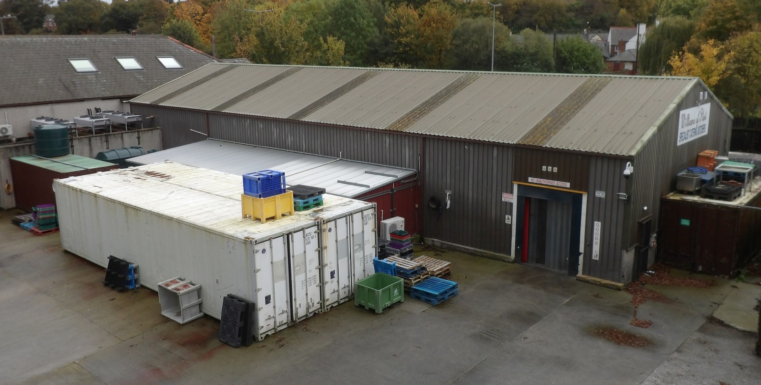 A detached food preparation / production facility

- food grade fit out

- freezer/chiller chambers 1 to -18 degrees

- large fenced and gated yard

- 4 x loading doors

10,306 sq ft on 1.1 acres

Rent - £52,000 per annum