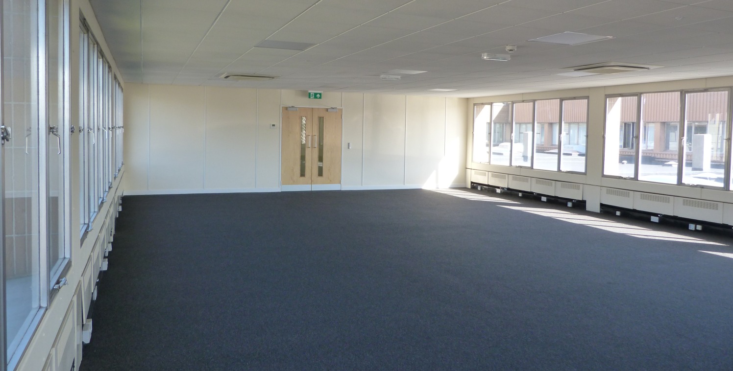 Suite 5 offers an open-plan office with good natural light provided by windows to three elevations. 

The suite has been refurbished to include new LED lighting and new carpeting throughout.

The Business Centre offers a professional office environme...