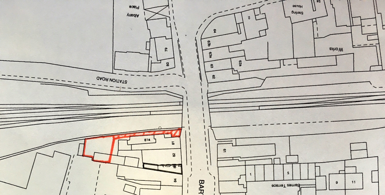 Freehold land with potential for development. The site totals approx 0.035 acres with access from a pedestrian gate on Bartholomew Street.

The land is open, flat and currently includes some basic storage units.