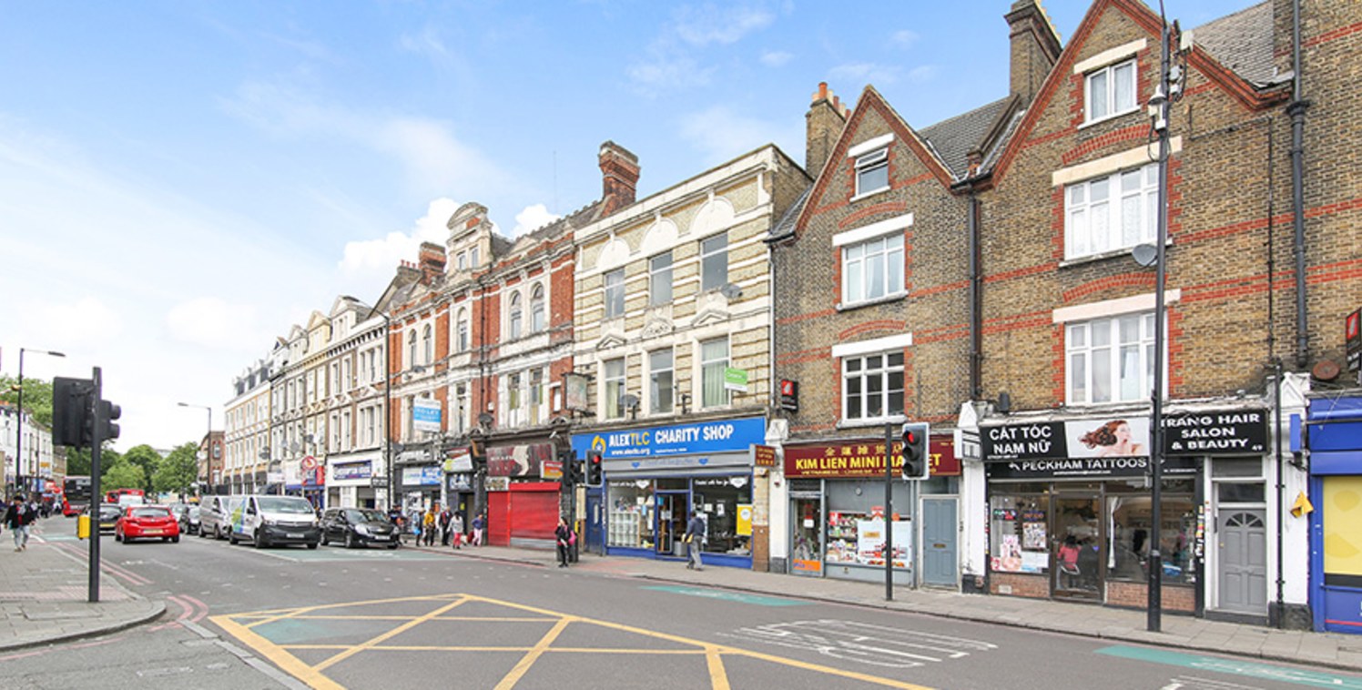 The property is an old cab office which has been gutted and stripped back, exposing high ceilings. 

Located on the busy Peckham High Street, the property benefits from high footfall and traffic. The local parade of shops includes a number of indepen...