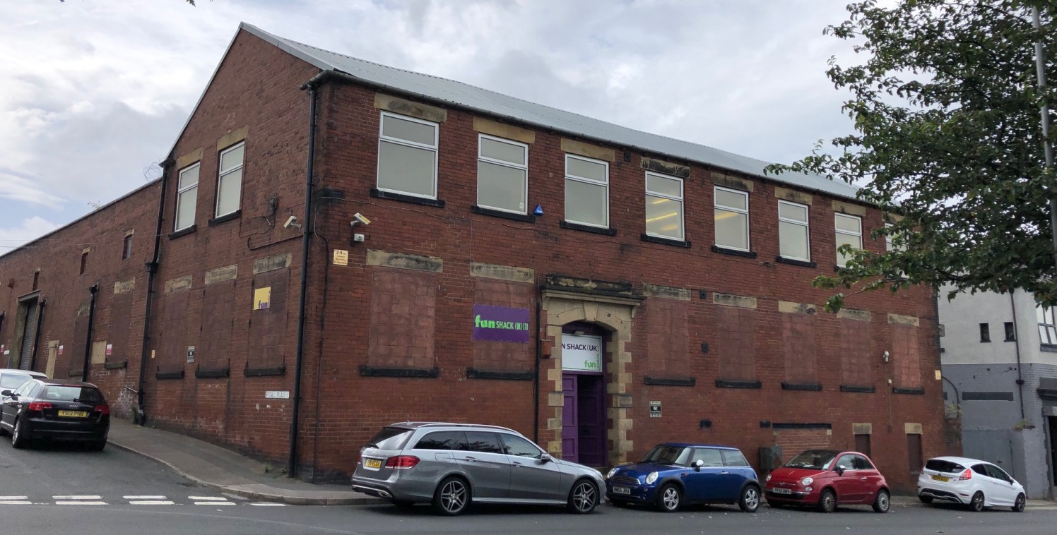 The property is a traditional style industrial/ manufacturing unit with a north light roof, brick walls and a concrete floor. Loading is via a steel roller shutter door, externally the property benefits from a small shared yard area. 

Office content...