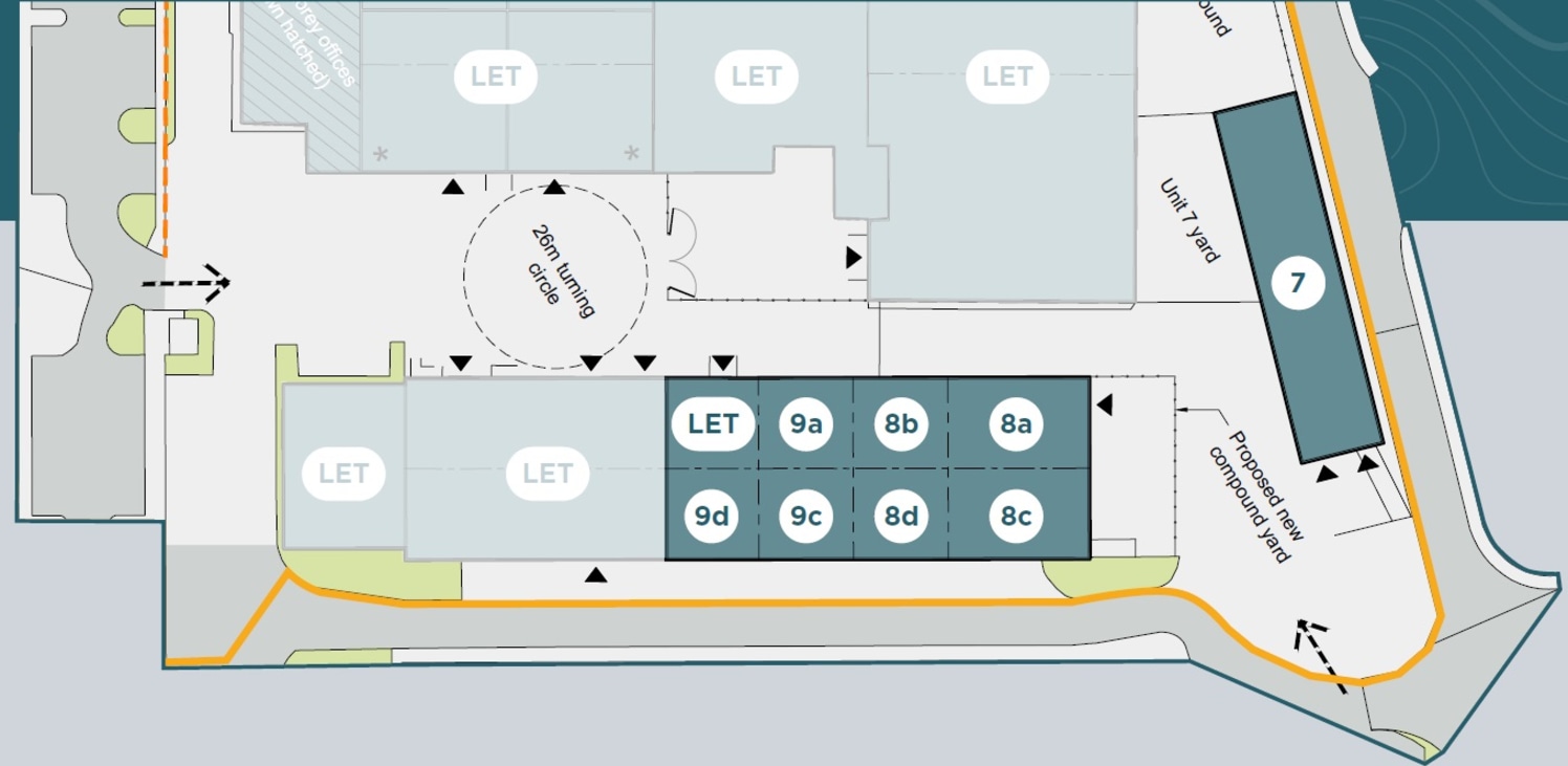 Refurbished Industrial/Warehouse units

Available from June 2021

2,454 sq ft

Leasehold - On application