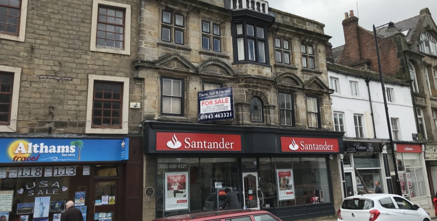 <p>The property is located in Otley town centre. Kirkgate is one of the principal shopping streets in the town. The property is a single ground floor retail unit with two residential flats above.</p><ul>

<li>Prime retail location</li>

<li>Nearby oc...