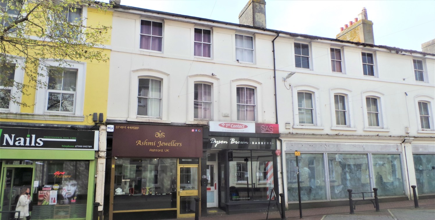 This building is a mid-terraced property of solid brick construction under a slate roof, built we imagine around the 1870s. 

The ground floor comprises two lock-up shops, with Unit 10 having a sales area of some 325 sq.ft. with a kitchen of 47 sq.ft...