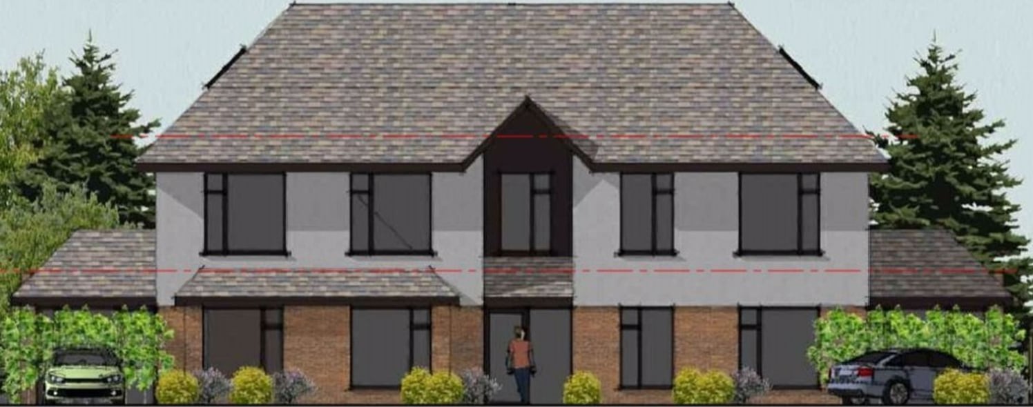 Freehold development site located close to Wallington train station with planning due for a new build scheme of 7 x apartments