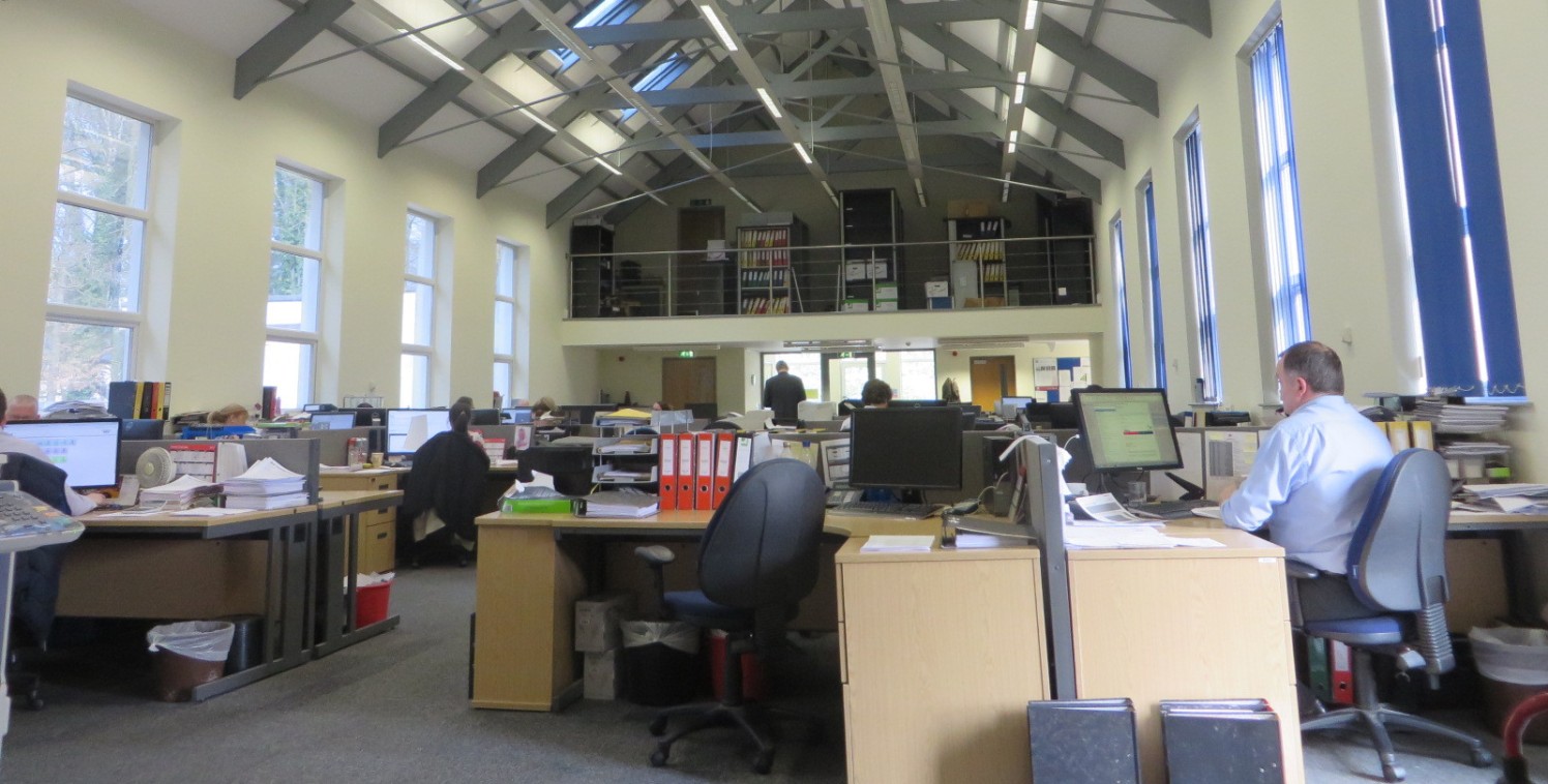 High quality refurbished office space<br>*Main office is double height with vaulted ceiling, exposed beams + velux roof lights<br>*39 no. dedicated car parking spaces<br>*24 hour site security<br><br>Terms: Rent: On Application<br><br>Size: 364....