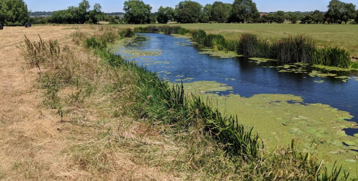 Approximately ½ a mile of single bank fishing on the beat running south-eastwards from the road bridge at Cross-at-Hand. Estimated room for over 80 pegs and off-road parking for cars through a locked and gated access.