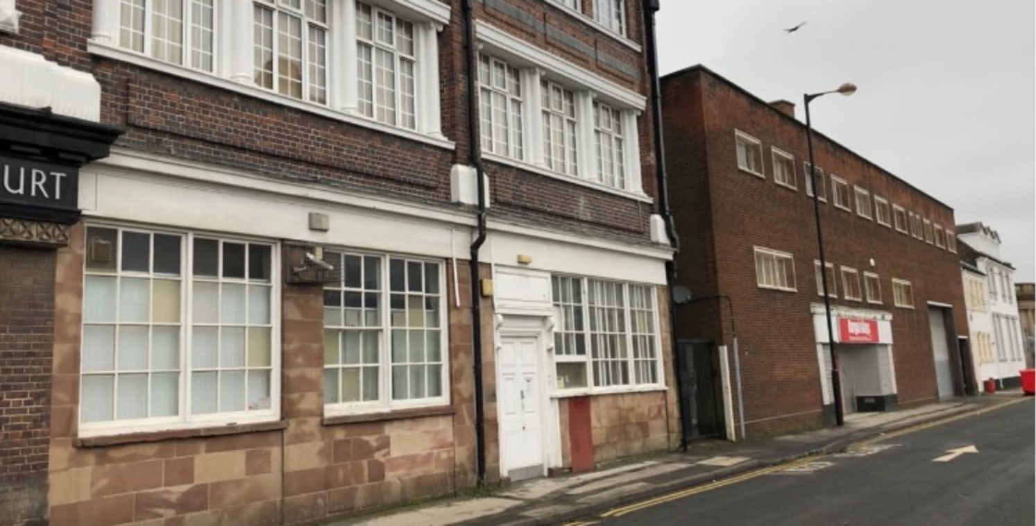 Ground floor suite of offices located in Stoke Town Centre occupying both a prominent and accessible position. The property has a double frontage with attractive stone elevations. Internally the entrance opens into a large open plan office area with...