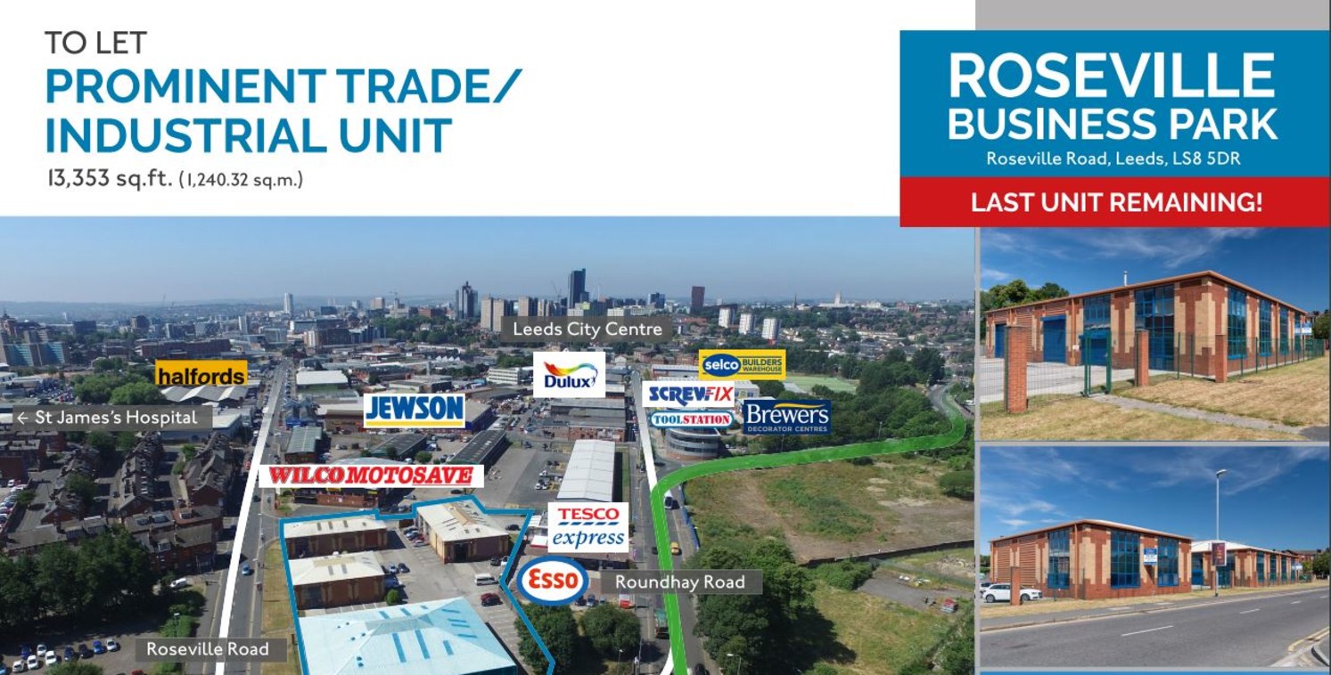 Roseville Business Park comprises 4 detached modern industrial/ trade units. Each unit incorporates ancillary office space and WC. The unit is of a steel frame construction with brick/ blockwork walls, concrete floors and steel profile sheet roofing...