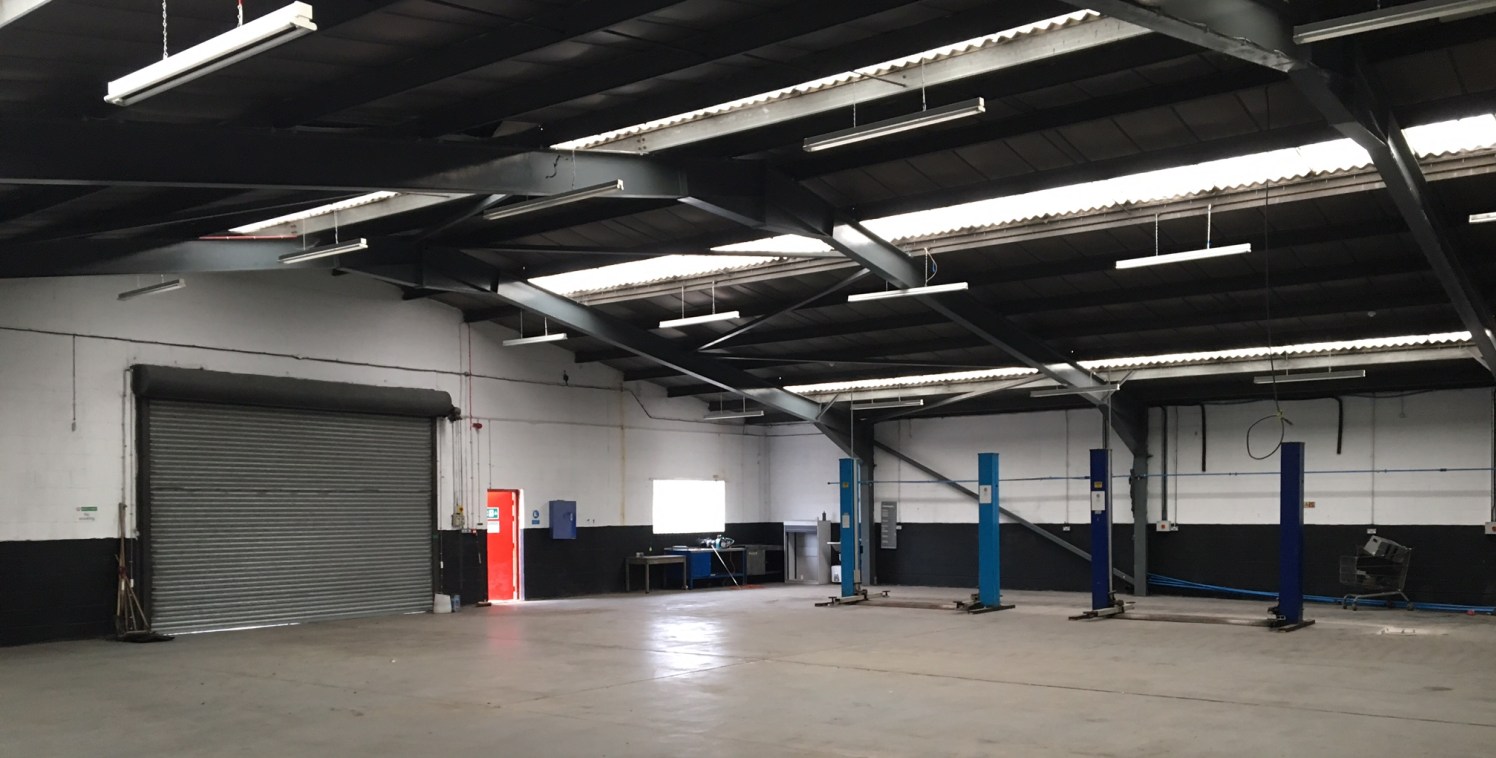 Industrial / warehouse unit with large secure car park accessed via Canterbury Road.