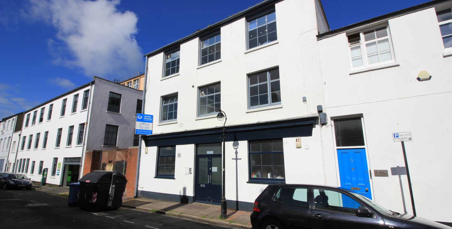 Self-contained three storey office building. 

The available accommodation is situated on the second floor and provides modern open plan office space with a large board room style meeting room.