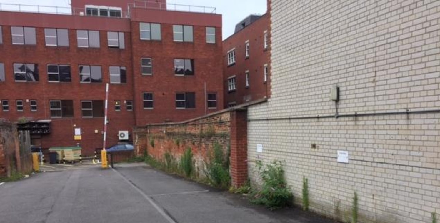 Ground level car park with 9 bays with shared...