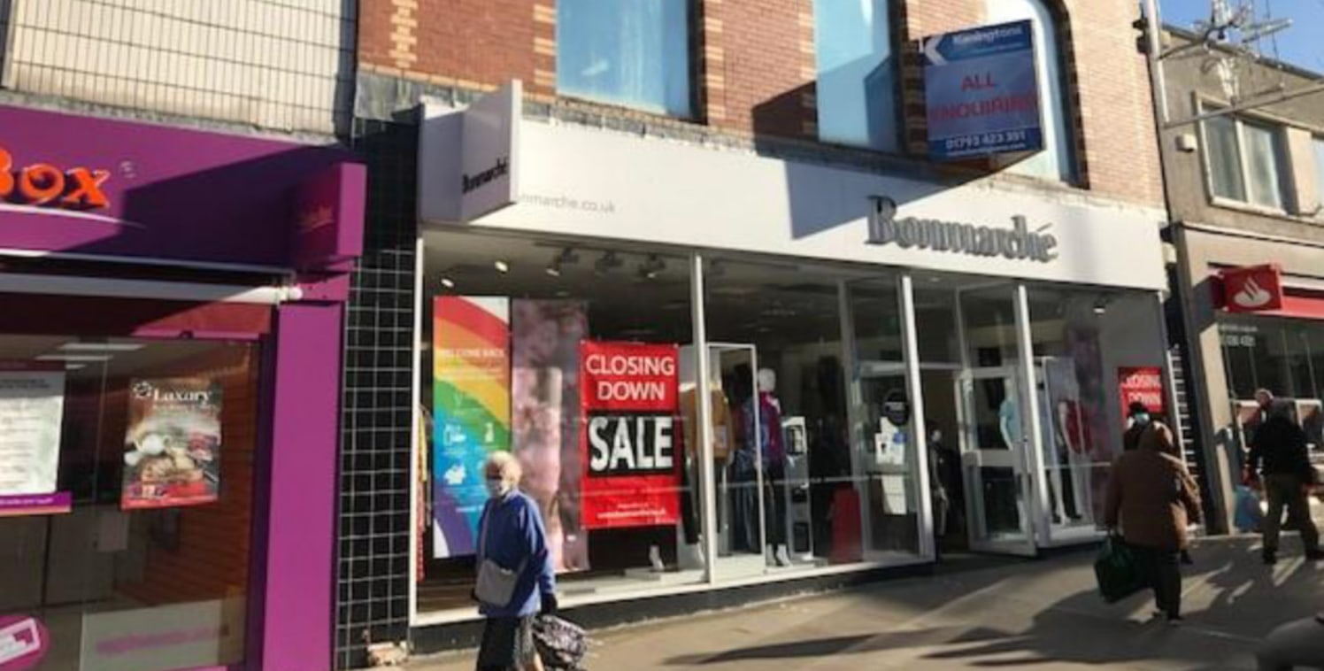 <p>Bonmarch&eacute; is located on the East side of the pedestrianised Regent Street in Swindon. &nbsp;This is the main retail pitch in the town centre, close to The Brunel Shopping Centre, H&amp;M, New Look, Poundland, and local multi-storey car park...