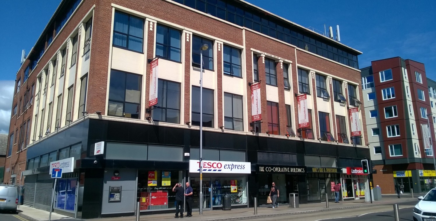 Offices To Let, The Cooperative Building, 251-255 Linthorpe Road, Middlesbrough