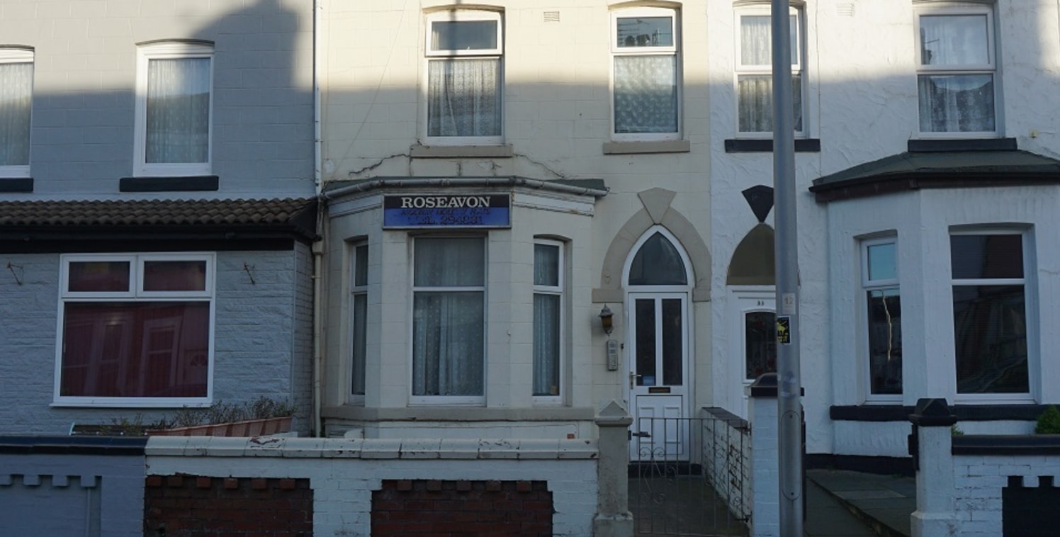 Mid terraced 3 storey property adjacent to the Town Centre and Blackpool Rail Station. Old established HMO providing 6 units with shared bath, shower and wc facilities. Income when fully let &pound;390 a week (&pound;20,000 per annum). Rents include....