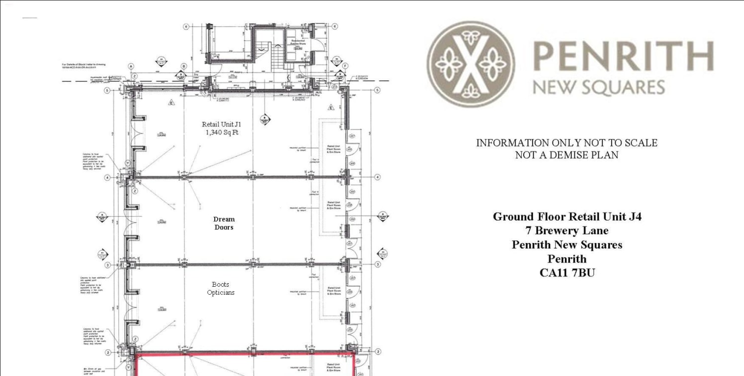 Smallest remaining unit within Penrith New Squares.<br>1,129 sq ft of ground floor space adjacent to Boots Opticians and Dream Doors.<br>Ready to be fitted out.<br><br>Terms: New lease on flexible terms.<br>A great opportunity.<br><br>Rent: On applic...