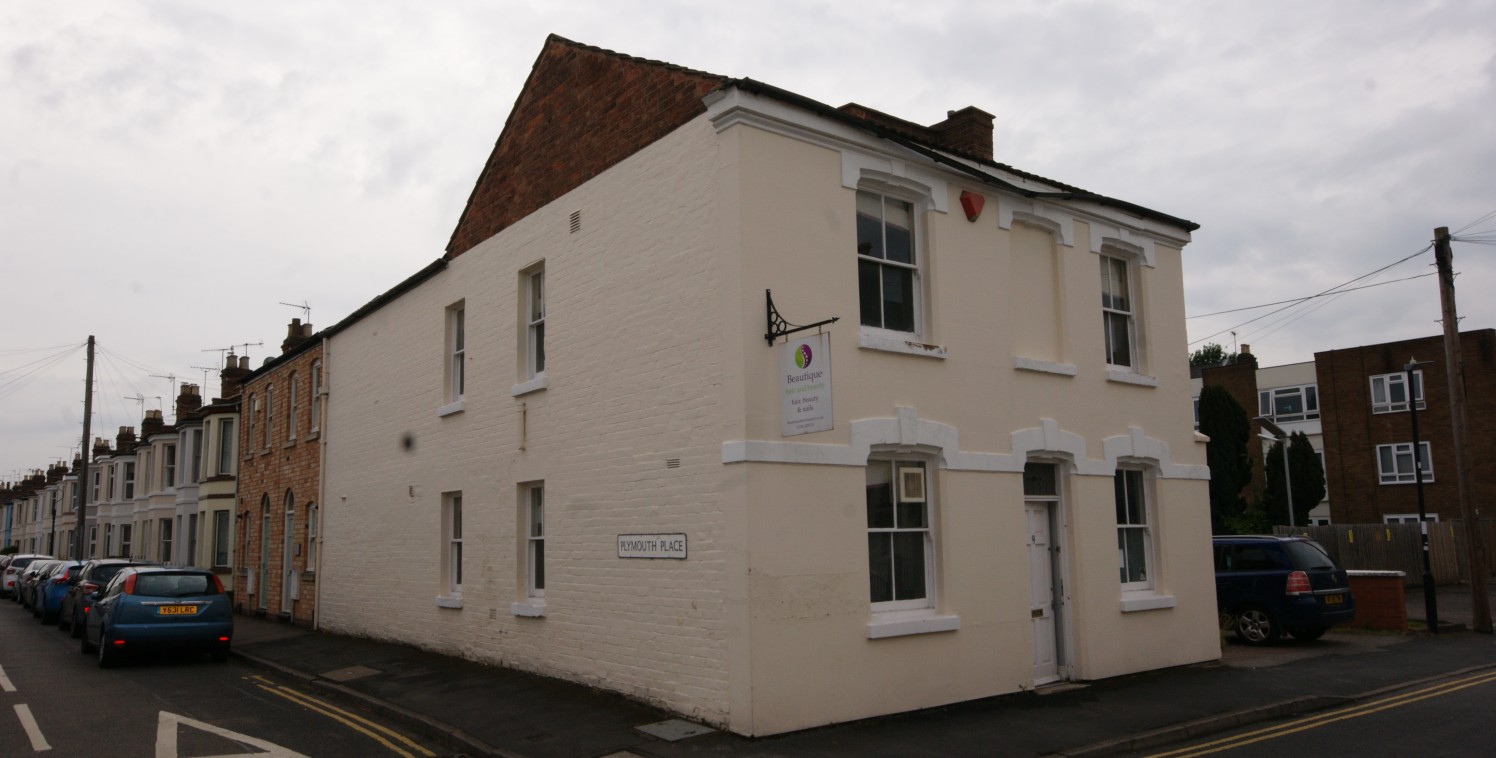 A semi detached period building currently used as a beauticians with enclosed yard suitable for a variety of uses.