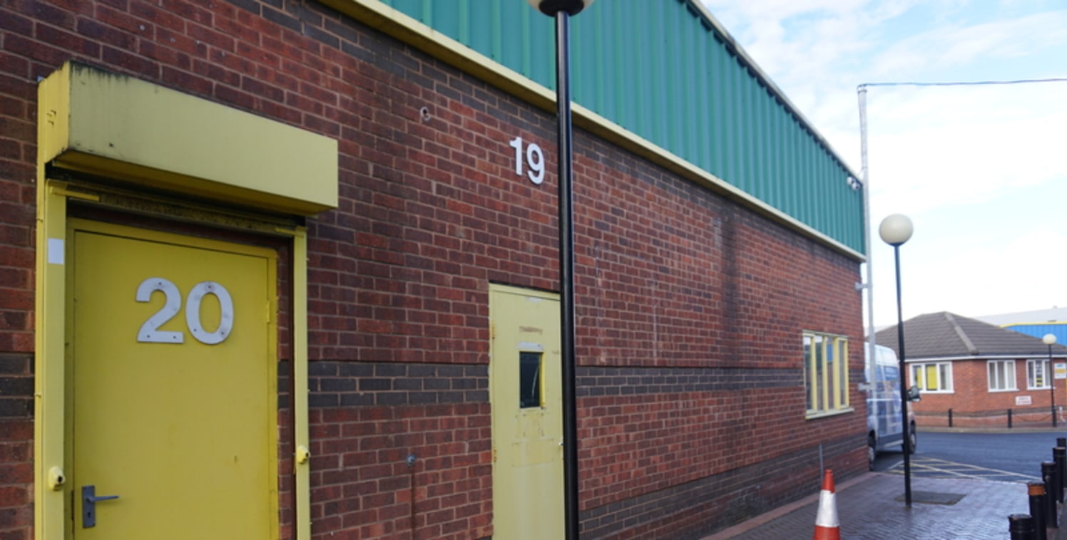 Queens Court Trading Estate comprises of 70 purpose built industrial units of steel frame construction with brick/clad elevations beneath a flat or pitched roof. Vehicular access to the majority of units is via roller shutter door with separate pedes...