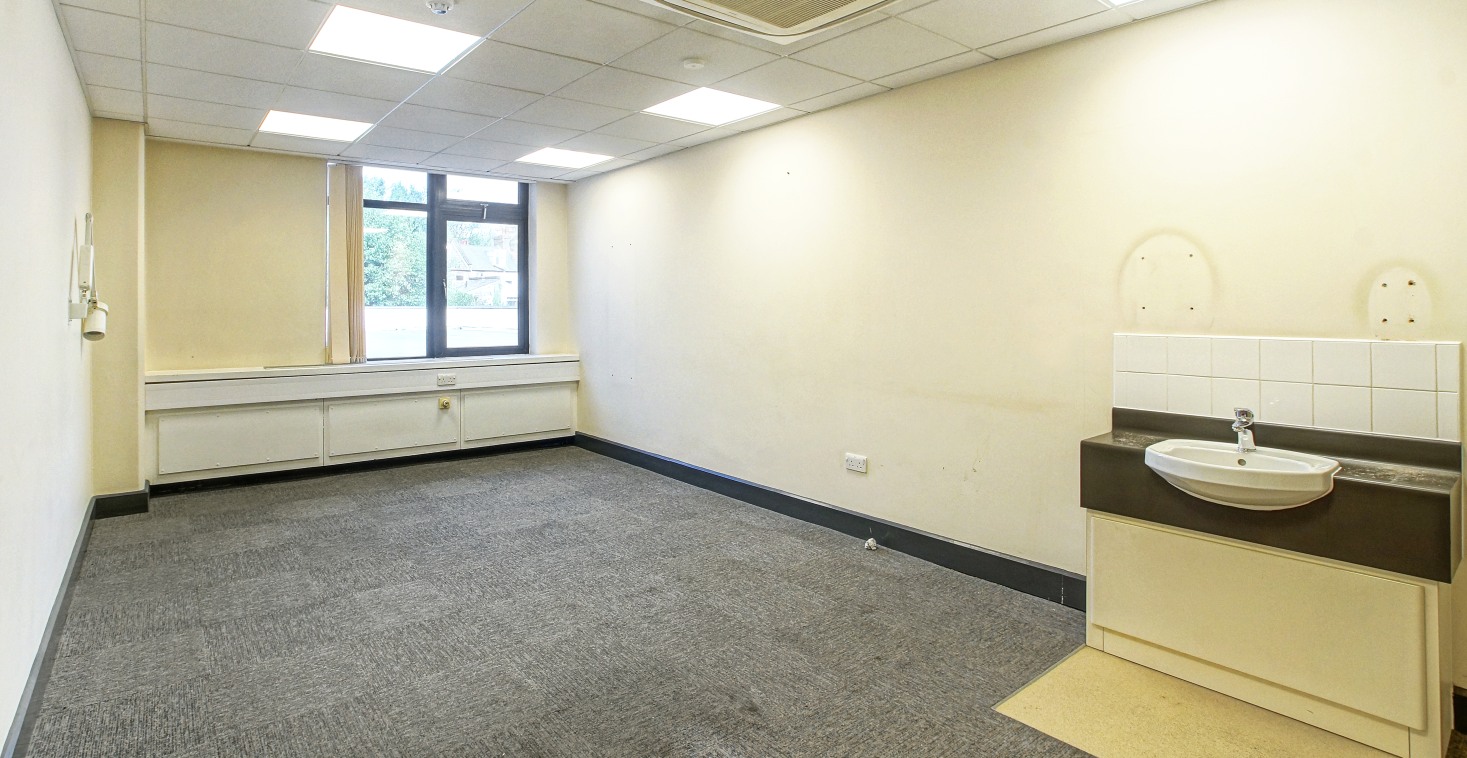 The building is situated over lower ground to 1st floors with the benefit of 28 car parking spaces on the roof of the building. The floors are a mixture of open plan and cellular office space and benefit from two main access points off Elthorne Road...