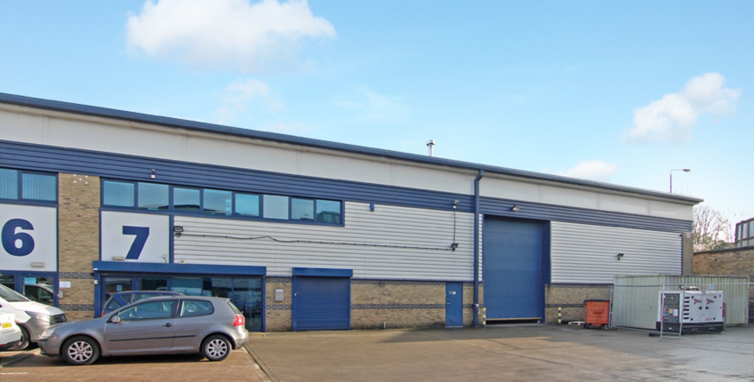 The property comprises an industrial unit of steel portal frame construction with brick and block work to 2.25 metres with steel profiled cladding above. The roof is made of steel cladding, incorporating translucent light panels. The unit is split ov...