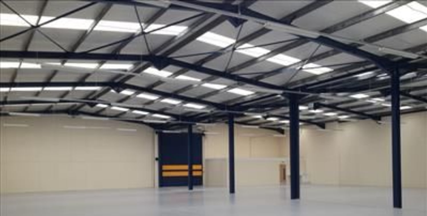 Modern high quality recently refurbished warehouse/industrial unit of steel frame construction with external profiled metal cladding and internal brick walls. The property provides clear storage space accessed by two roller shutter doors. The buildin...