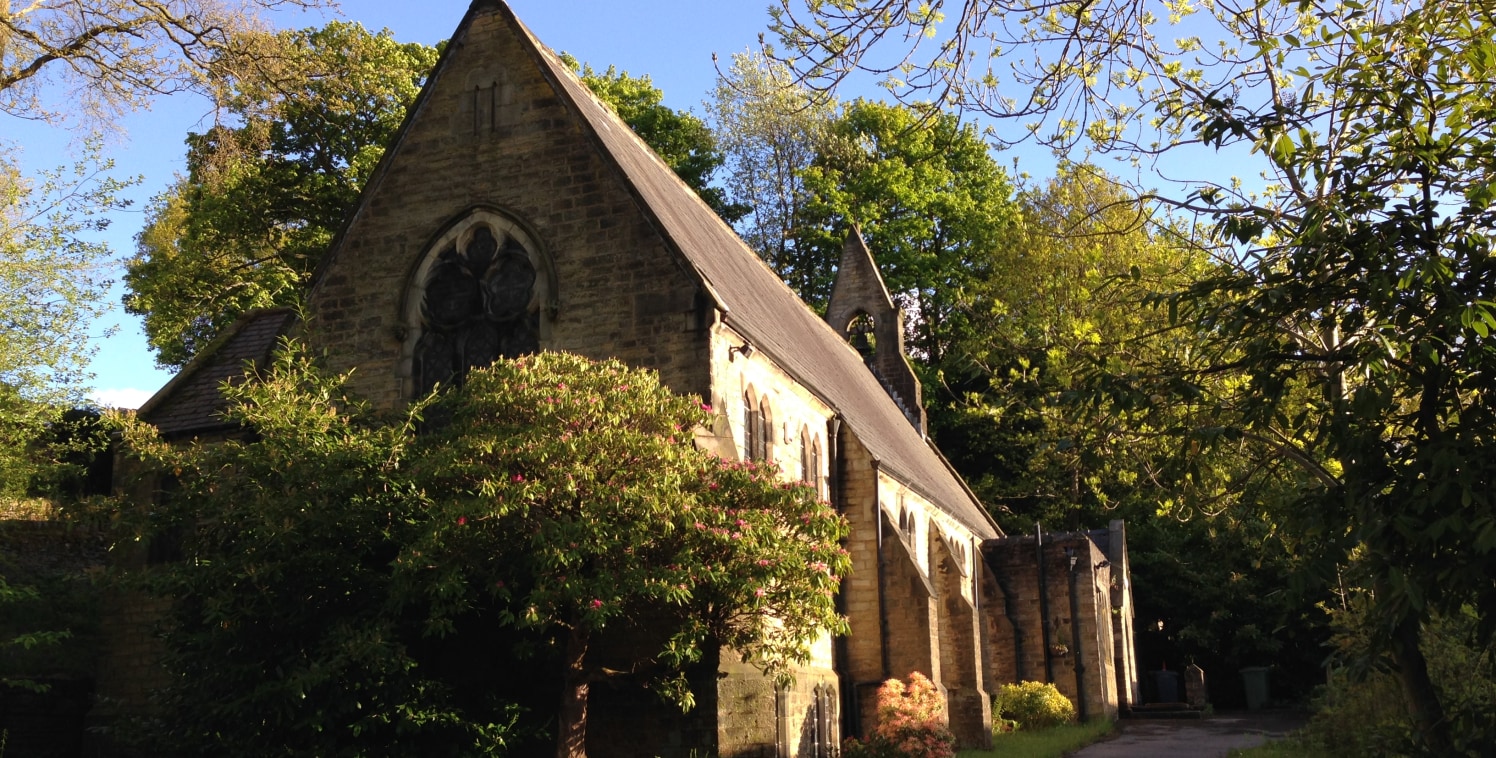 The property comprises a former church of traditional stone construction, beneath a pitched slate roof, supported on timber roof trusses. To the sides and rear is a single storey extension of similar construction, with flat roof.

Internally, the acc...