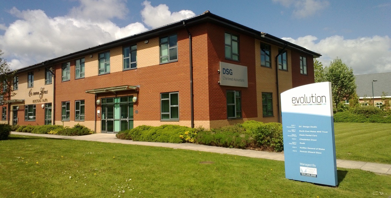 Evolution is a 2 storey modern office building on the well established St Davids Business Park, NE Wales.. The building provides 5 units and the ground floor of unit 4 is available. 

This is open plan with teapoint, excellent natural light and has r...
