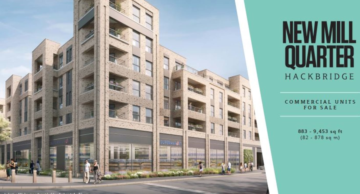 * Major mixed use development in the centre of Hackbridge. 

* A1, A2, A3, B1a, D1 and D2 uses.

* The units are built to a standard developers shell specification with capped off services - water, drainage and electricity. Shop fronts will be fitted...