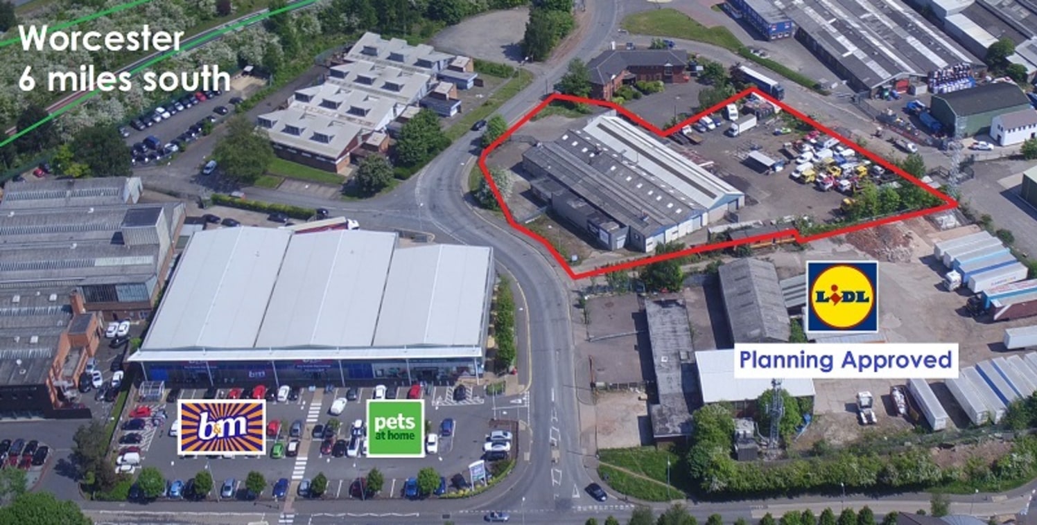 The site is currently arranged to provide a circa 16,000 sq ft industrial unit that has been sub-divided to currently provide four units. The existing buildings occupy approximately 25% of the site, with the remaining land being level hard standing t...