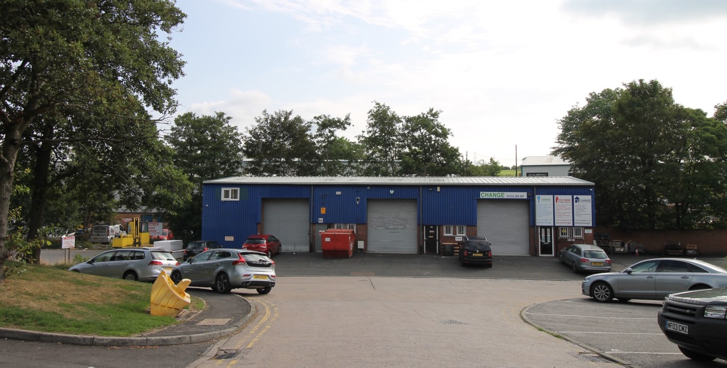 A terrace of 3 pocket workshop units, of a modern steel portal frame construction with low level external cavity brick walls with high level sheet aluminium cladding above. Unit 6b is self contained and benefits from an up and over roller shutter loa...