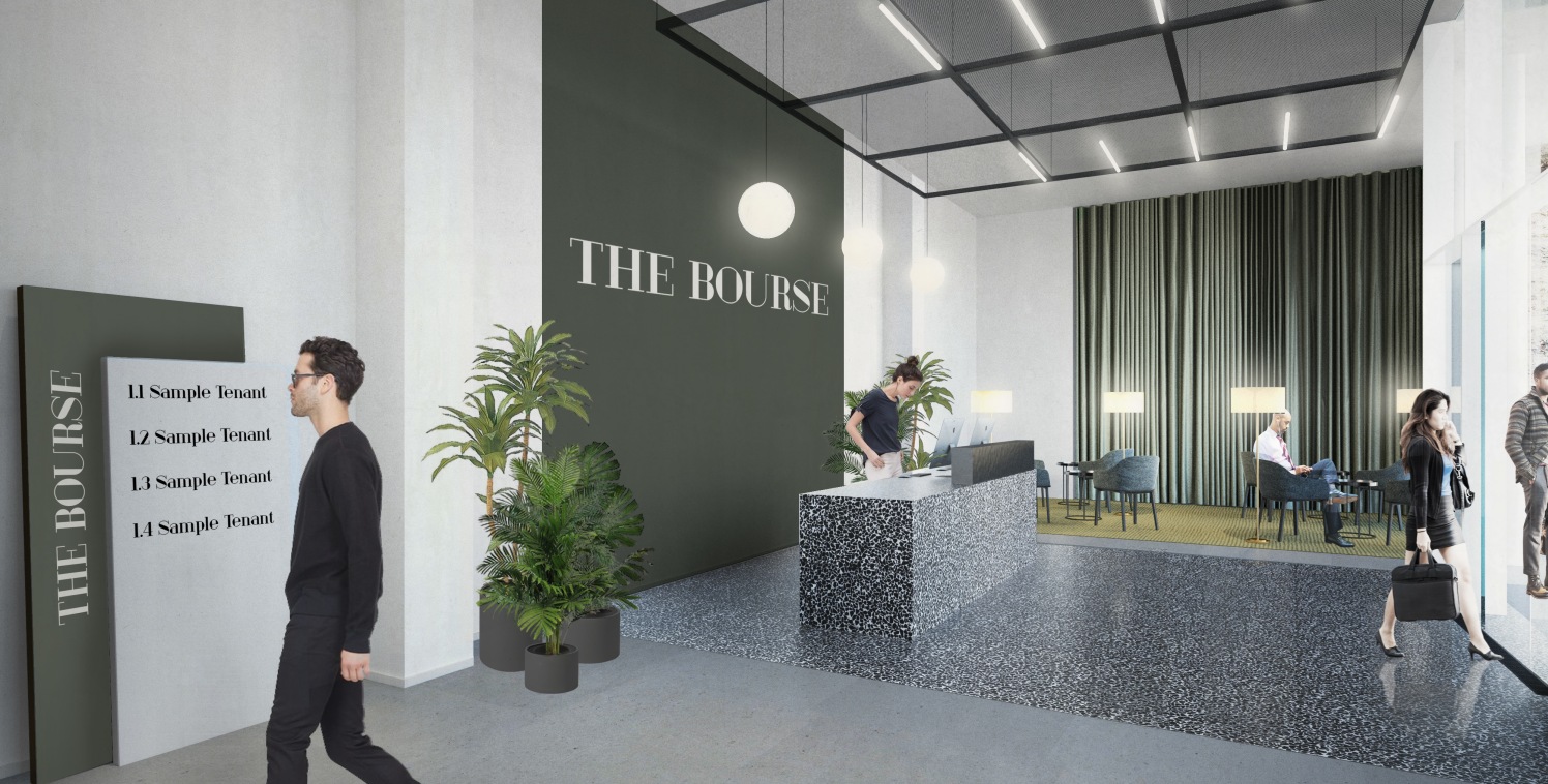 The Bourse is a stunning mixed use development comprising 3 high quality office buildings with aesthetic stone and glass facades. The scheme benefits from an excellent location, being only a minutes' walk from Leeds City train station and the new Tri...