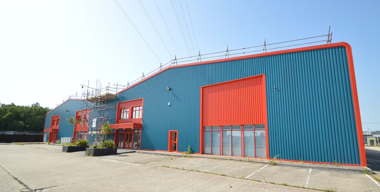 Detached industrial unit to let in Wimborne - 53,730 sq ft<br><br>Internal eaves height - 6.6m<br><br>Ridge Height - 8.75m<br><br>4 loading doors<br><br>3 phase electricity and gas<br><br>125 car spaces<br><br>Rent &pound;375,000 per annum exclusive...