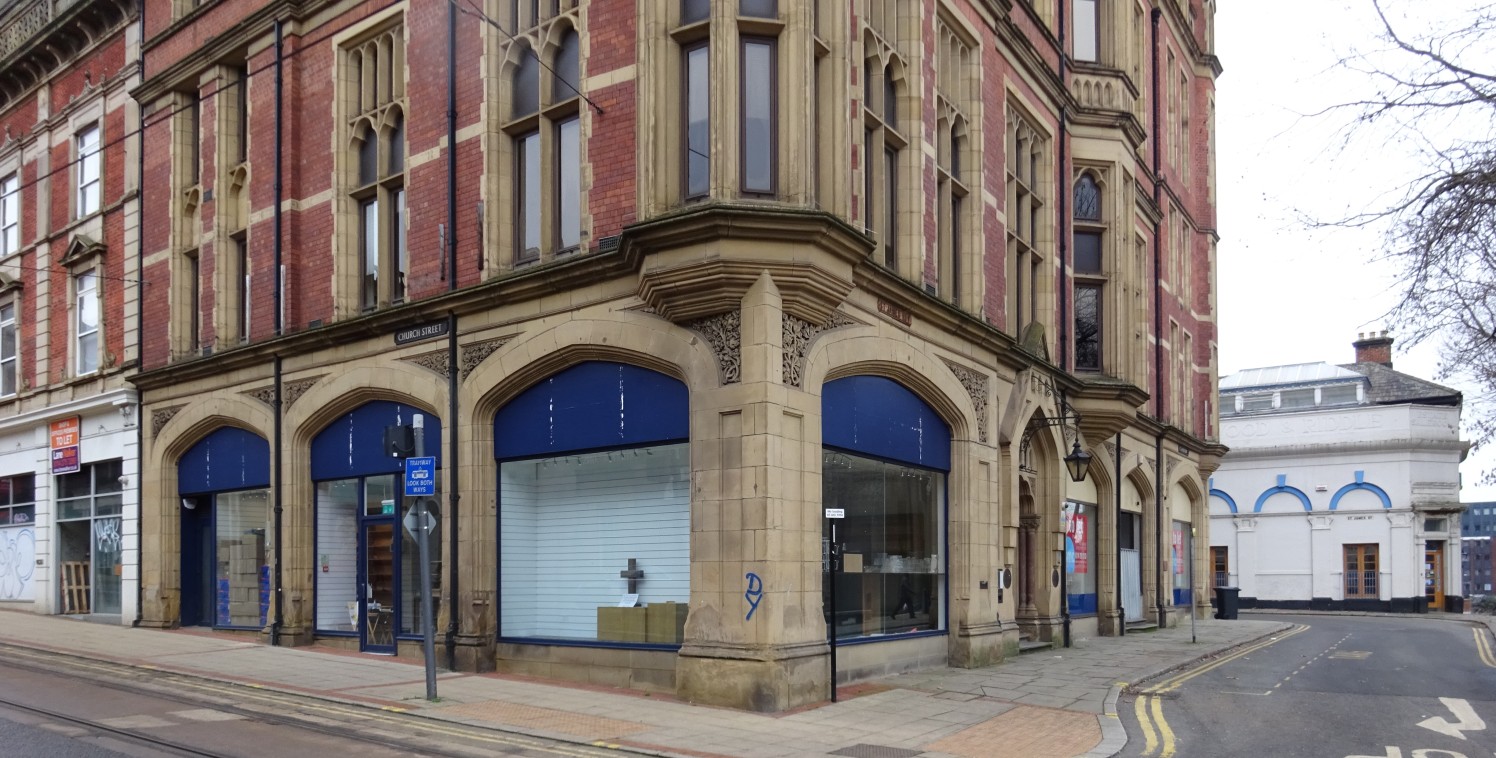 Retail Premises with frontage to Church Street and St James Row