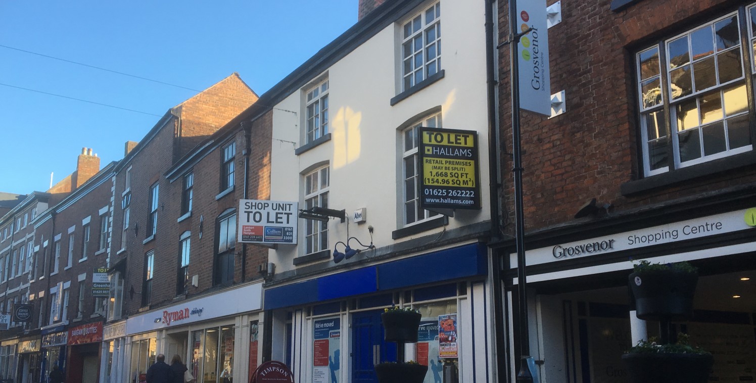 LOCATION

The premises are situated on the southern side of Chestergate which forms the original pedestrianised section of Macclesfield's main shopping area. On the opposite side of the road is the entrance to the Grosvenor Centre which is the primar...