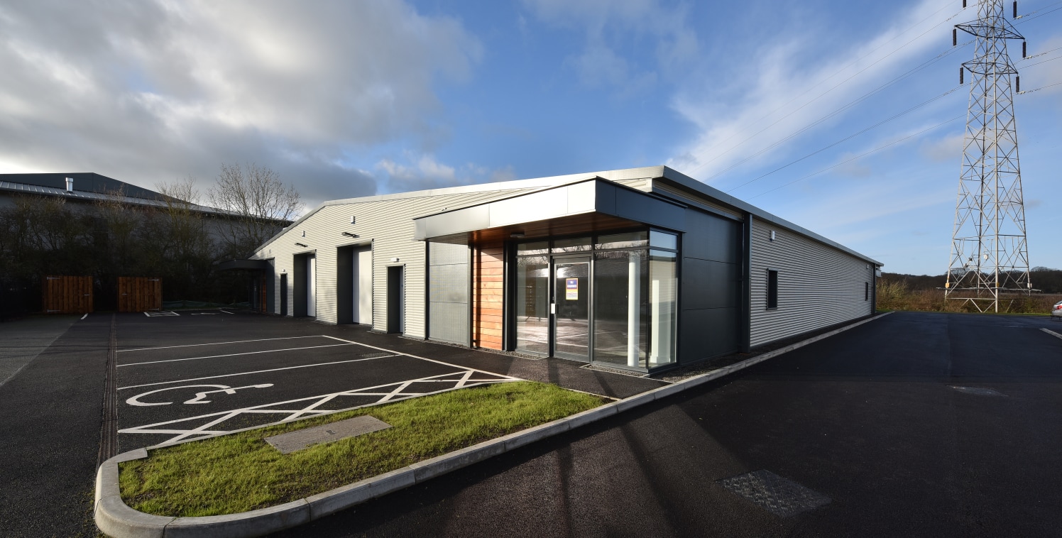 New detached business premises suitable for adapting to offices, laboratory and hi-tech industrial space.

2,412 sq ft

Leasehold £24,000 p.a.