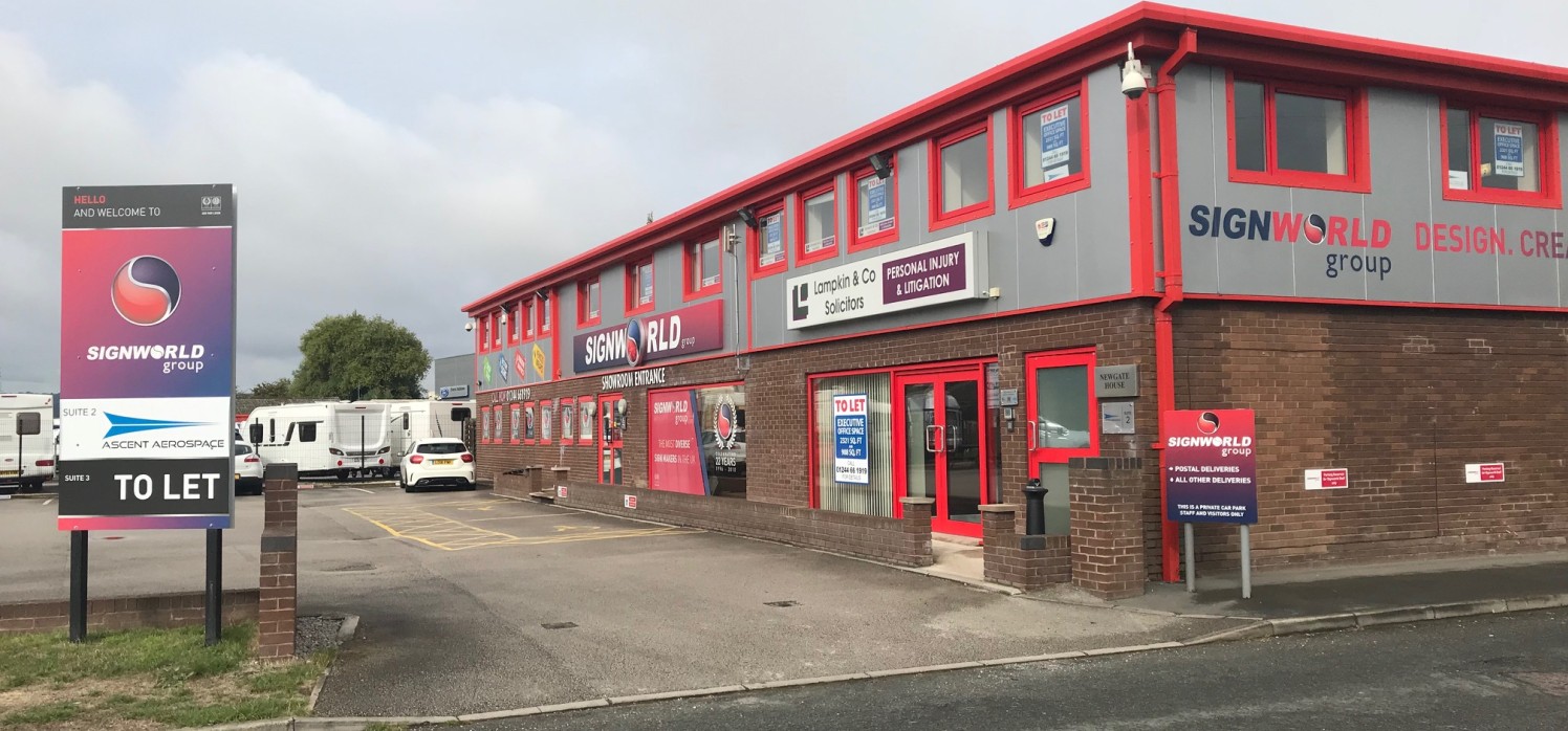 Modern first floor office accommodation with parking. 

In a prominent location above ''Signworld'' fronting onto Broughton Mills Road a short distance from Airbus and the retail park.

Flexible and cost-effective terms

Low rent @ £1,000 pcm

2 x Me...