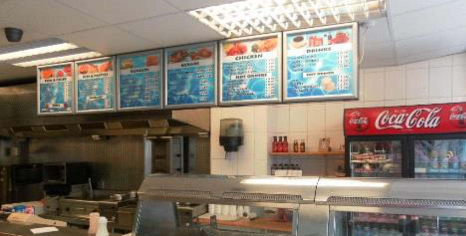 Traditional Fish & Chip Shop In Leicester For Sale\nRef 2002\n\nLocation\nThis outstanding concern is located in a prime and prominent location in the heart of Leicester town centre. It's close to the railway station and ensures high levels of footfa...