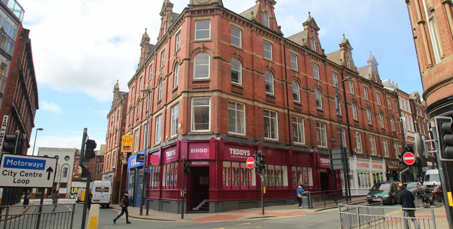 The property comprises a prominent Grade II Listed, character building with four retail units at ground level and office accommodation over 1st, 2nd and 3rd floors, served by a dedicated entrance on Harper Street. With the 3rd floor already let, only...