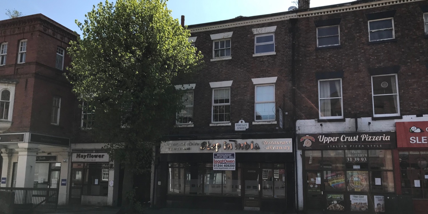 Part income producing investment for sale in Chester city centre.

The premises comprise ground floor sales with ancillary basement storage space. The two upper floors contain four self contained 1 bedroom residential flats.

Offers in the region of...