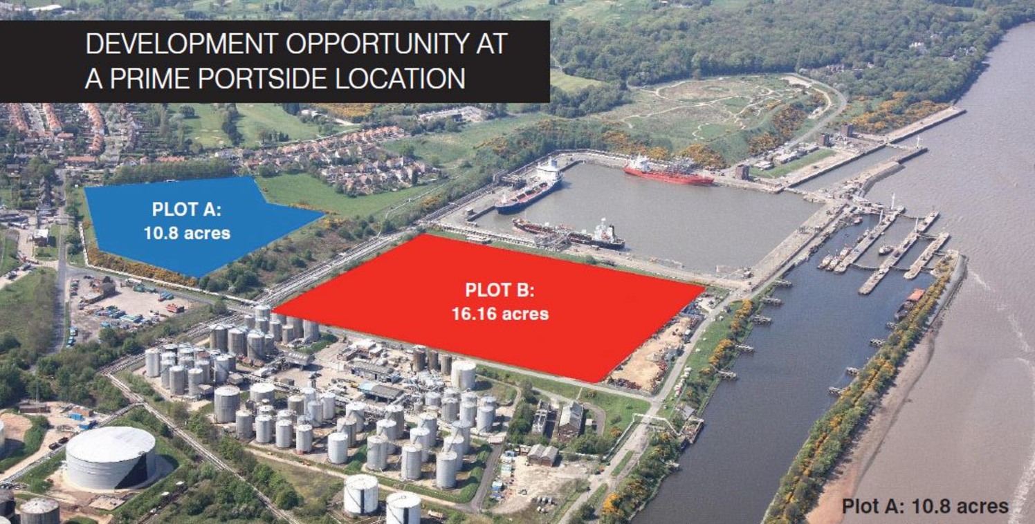 Fully secure sites of 16.16 and 10.8 acres. Bulk Liquid Storage for up to 184,000m3. Open Storage. Refinery. Suitable for a range of refinery, manufacturing, processing and distribution uses. Build site to suit Warehousing - units up to 350,000 sq ft...