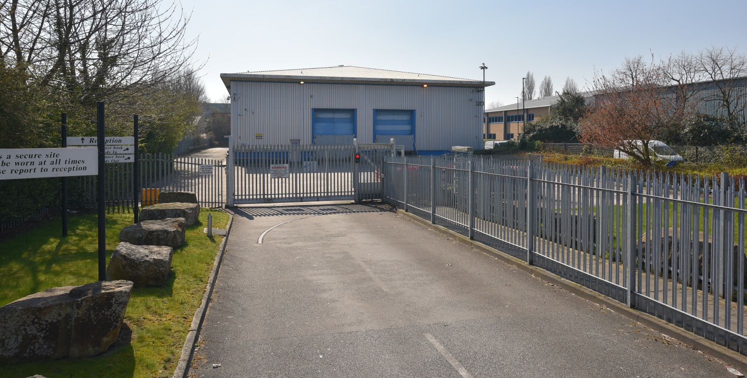 8m eaves. Sealed concrete floor. 2 drive in loading doors. Gas central heating and 3 phase power. Integral two storey offices and welfare amenities. Dedicated concrete yard with 30m depth. Detached car park with 17 marked parking spaces. Fully secure...