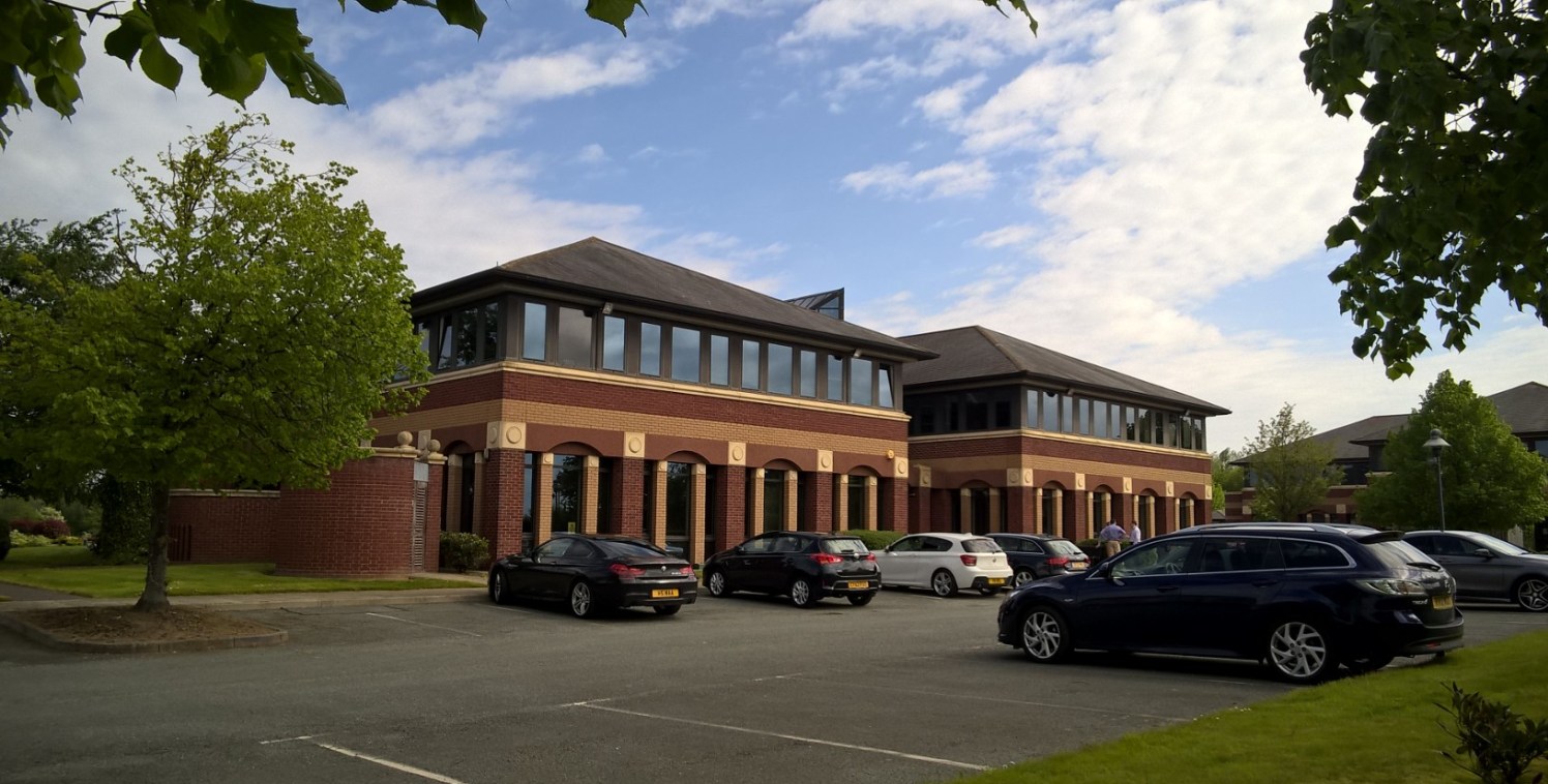 A substantial and detached office building in a prominent location on Chester Business Park. 

The property is available from 4,630 sq ft up to 14,468 sq ft.

4,630 sq ft represents half ground floor.

9,838 sq ft represents whole first floor

14,468...