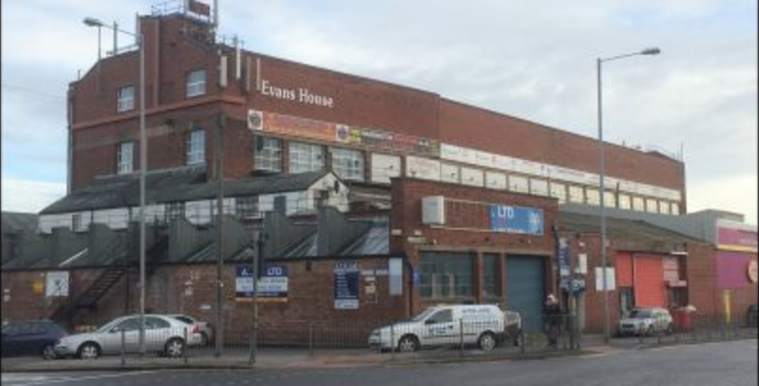 Evans House is a substantial four storey commercial building and is home to a variety of businesses. Accommodation is available to leisure activities, fitness, children's entertainment or low cost storage / workshop facility....