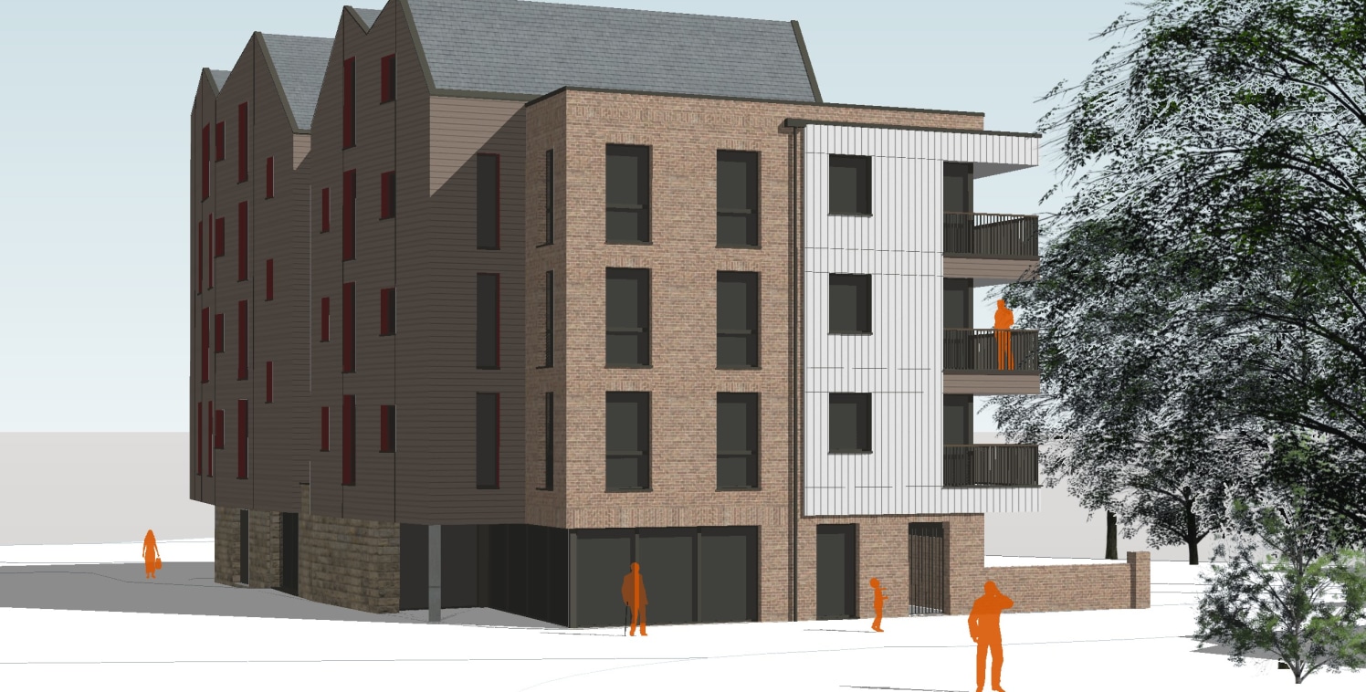 This lock-up/studio accommodation forms part of a new 5 storey apartment building comprising some 14 x 2 bedroom flats with this commercial space being available on the ground floor, all being granted under application 17/01118/AS. 

It is proposed t...